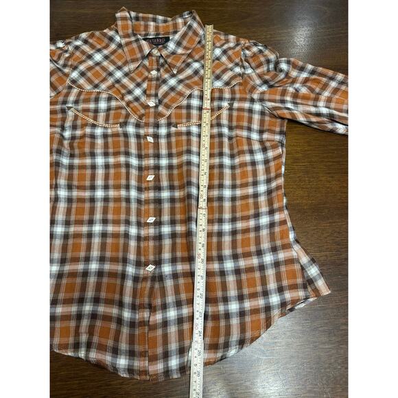 Shyanne Retro Western Cowgirl Top Women Medium Boho Fringe Festival Rodeo Aztec - Picture 5 of 12